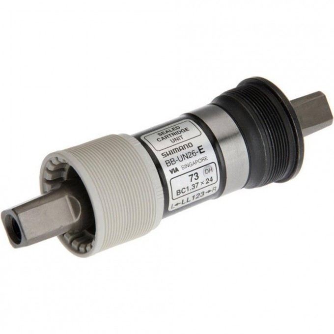 Каретка SHIMANO UN26-E, 73/122.5(LL123), без болтов, шайбой 2.5мм EBBUN26EC23X