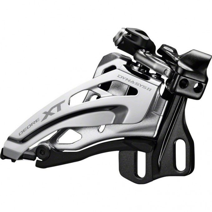 Переключатель передний SHIMANO XT, M8020-E, E ТИП БЕЗ BB ПЛАСТИНЫ, ДЛЯ 2X11, SIDE-SWING, ВЕРХНЯЯ ТЯГА IFDM8020E6X