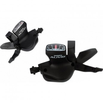 Шифтер SHIMANO ALIVIO, M4010, левый, 2 скорости, трос 1800 мм