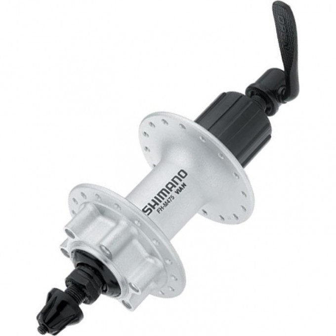 Втулка задняя SHIMANO M475, 32 отверстия, 8/9 скоростей, 6-болтов, QR 166 мм, серебристый EFHM475BZSS5