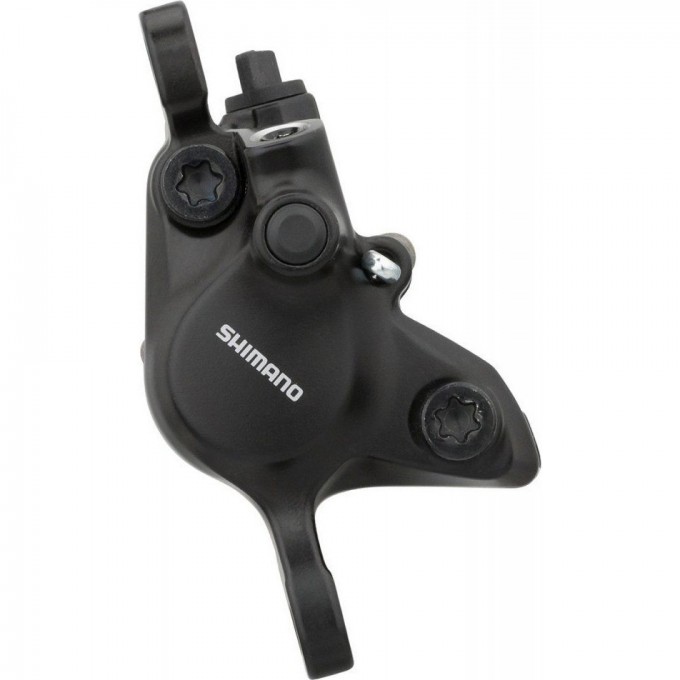 Калипер гидравлический SHIMANO MT200, пластиковые колодки B01S, без адаптера, черный, EBRMT200MPRXL