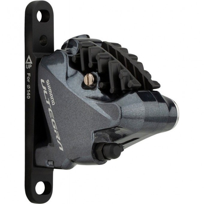 Калипер SHIMANO ULTEGRA R8070, передний, гидравлика, FLAT MOUNT, полимерные колодки L02A, IBRR8070F1RF
