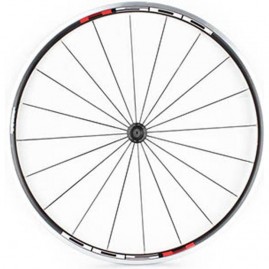 Колесо SHIMANO R501A, 28" ЗАДНЕЕ, 8/9/10 скоростей, клинчерное, плоские спицы, с ободной лентой, черный