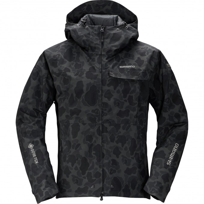 Куртка утеплённая SHIMANO RB-01JS GORE-TEX чёрный камуфляж L 59YRB01JS68