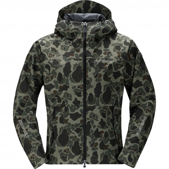 Куртка утеплённая SHIMANO RB-04JS DRYSHIELD зелёный камуфляж XL 59YRB04JS79
