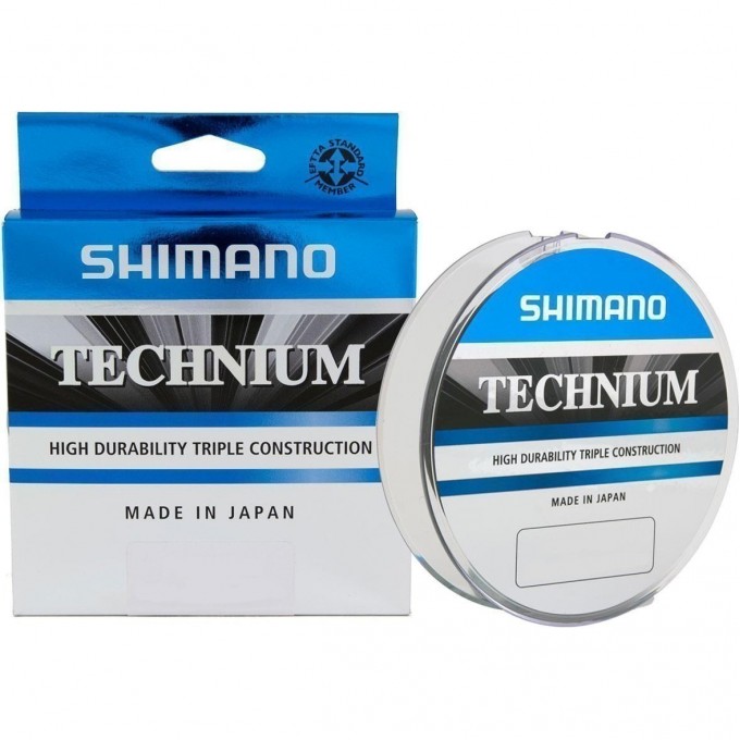 Леска плетёная SHIMANO TECHNIUM 200м черная 0,185мм 3,2кг TEC20018