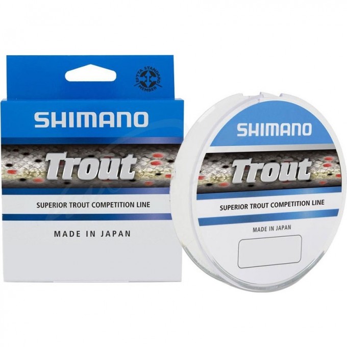 Леска SHIMANO TROUT COMPETITION MONO 150m красная 0,22мм TROUTCM15022