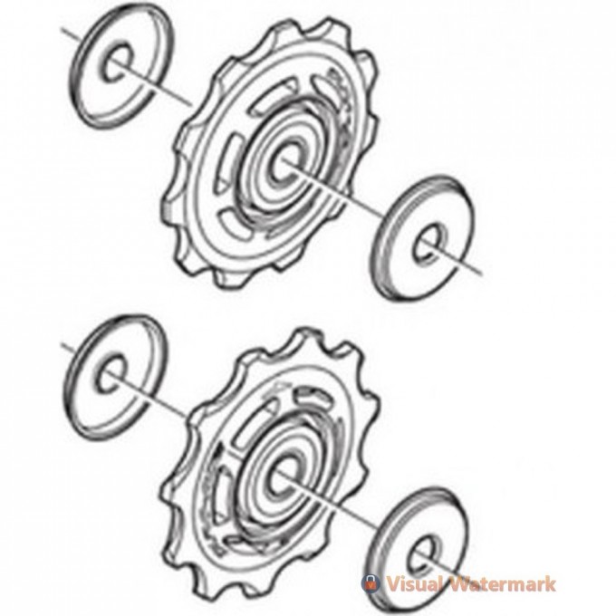 Ролики SHIMANO 11 скоростей, верхний+нижний, к RD-M5100 Y3HL98010