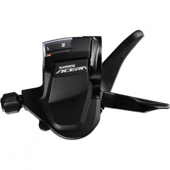 Шифтер SHIMANO ACERA, M3010, левый, 2 скорости, трос 1800 мм