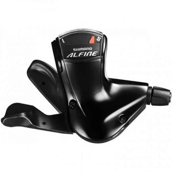 Шифтер SHIMANO ALFINE, S7000-8, черный, 8 скоростей, трос+оплетк, для СJ-S7000-8 ESLS70082100LLA3