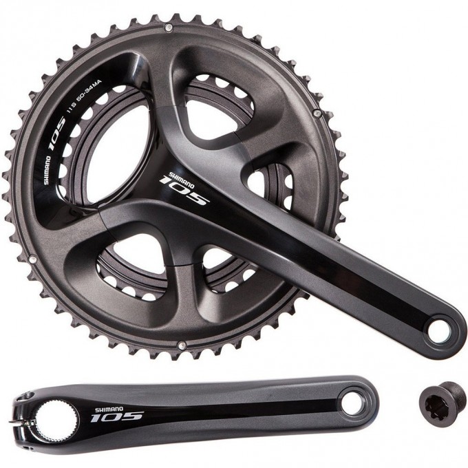 Система SHIMANO 105, 5800, 11 скоростей, 170мм, 52/36T без каретки IFC5800CX26L