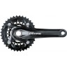 Система SHIMANO DEORE, M617, 170 мм, интегрированный вал, 36/22T без каретки, черный EFCM617CX62L