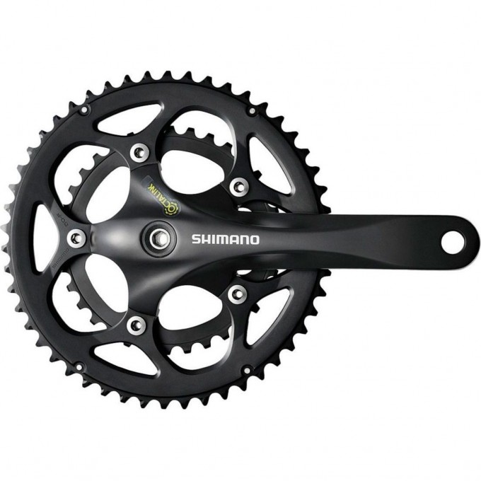 Система SHIMANO R345, 175 мм, OCTALINK, 50/34T без каретки, 9 скоростей, черный EFCR345E04XL