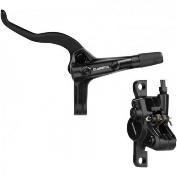 Тормоз дисковый SHIMANO BL-MT401(ЛЕВ)/BR-MT400(ПЕРЕДН), ПОЛИМЕРН. КОЛ., 1000ММ EMT4012KHFPRA100