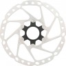 Тормозной диск SHIMANO RT64, 160мм, C.LOCK, с стопорным кольцом внешние шлицы ESMRT64SEC
