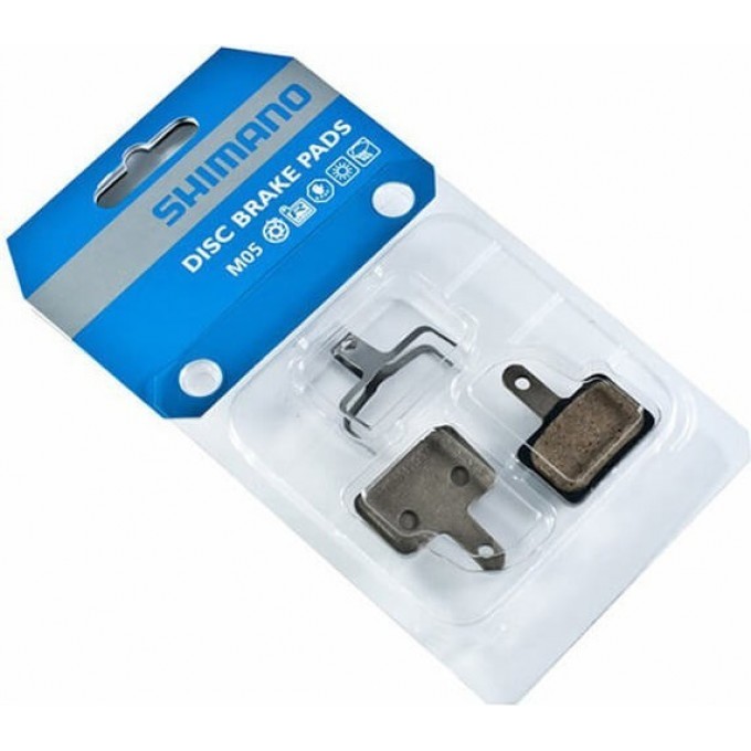Тормозные колодки, для дисковых тормозов SHIMANO M05, пара, пластик Y8B698010