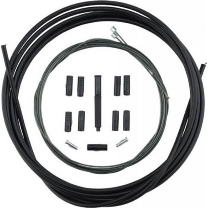 Трос+оплетка переключатель SHIMANO OPTISLICK, 1,2мм X2100/1800мм, оплетка SP41 3000мм Y60198090