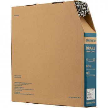 Трос тормоза SHIMANO, MTB, 1.6X2050 мм, нержавеющий, 100 штук в коробке, Y80098551
