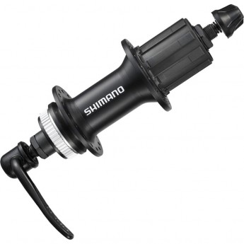 Втулка передняя SHIMANO ALIVIO, M4050, 32 отверстий, C.LOCK, черная, QR 133 мм