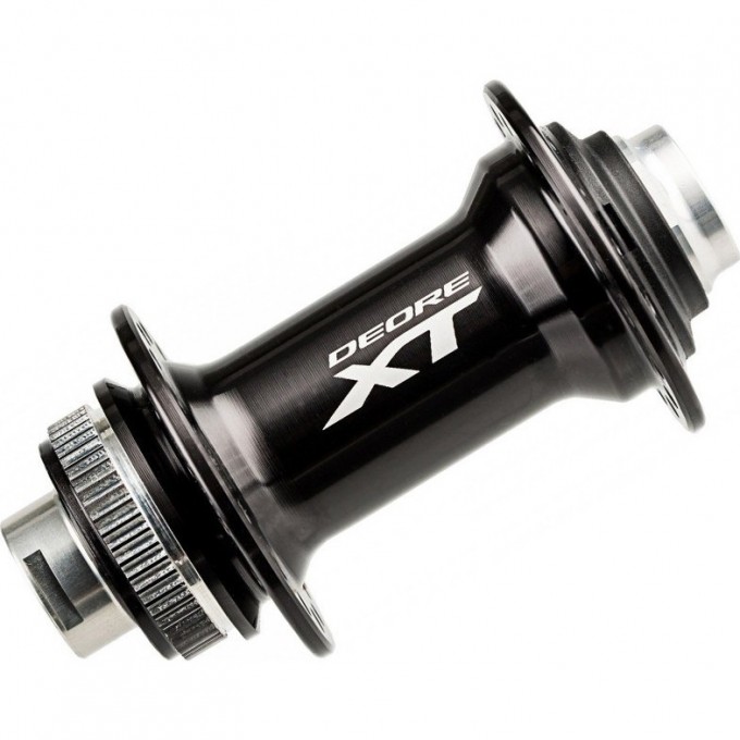 Втулка передняя SHIMANO XT, M8010-B, 32 ОТВ, C.LOCK, ПОД ПОЛУЮ ОСЬ 15ММ(БЕЗ ОСИ), БЕЗ LOCK RING EHBM8010BEX