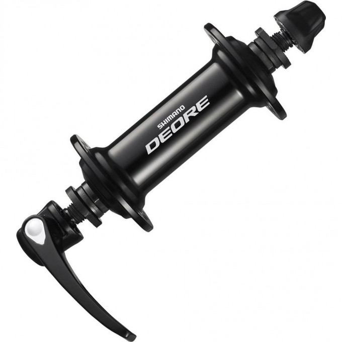 Втулка задняя SHIMANO DEORE, T610, 32 отверстий 8/9/10 скоростей QR, черный EFHT610BZBL