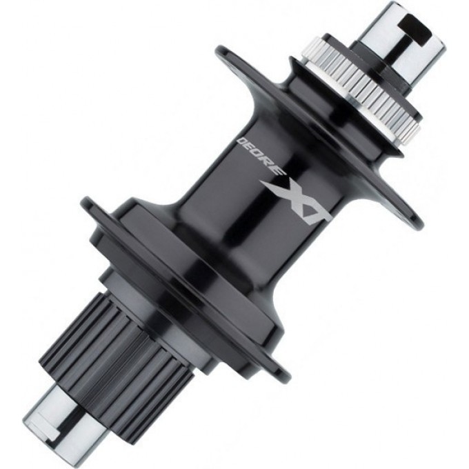 Втулка задняя SHIMANO DEORE XT, M8110-B, 32 отверстия, 12 скоростей, C.LOCK, под полую ось 12 мм (без оси), OLD:148 мм EFHM8110BB