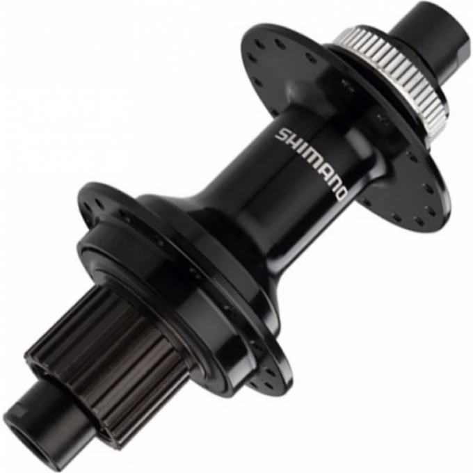 Втулка задняя SHIMANO MT510-B, 32 отв, 12 СК, ПОД ПОЛУЮ ОСЬ 12ММ, OLD 148ММ(БЕЗ ОСИ), ЦВ. ЧЕРНЫЙ EFHMT510BBL