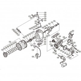 Запчасть для катушки SHIMANO BODY ASSEMBLY корпус