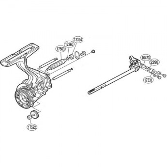 Запчасть для катушки SHIMANO OSCILLATION SETнабор для бесконечного винта
