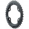 Звезда передняя для SHIMANO MT500-2/B2, 36T-BF, черный Y1WB98010
