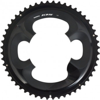 Звезда передняя SHIMANO 105, для FC-R7000, 53T-MW для 53-39T, черная