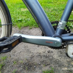 Система SHIMANO NEXUS, C6000, 170 мм, 38T, серебристый, без упаковки